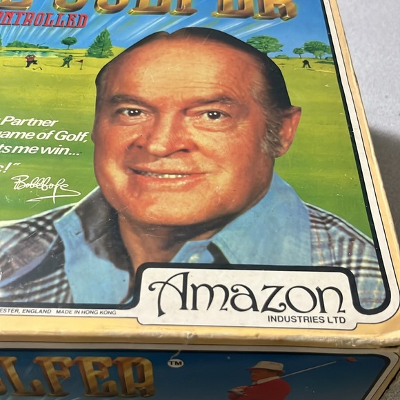 Vintage Bob Hope Golfers W/ Radio Controlled Golf Cart Game Made in Hong Kong - Picture 2 of 8